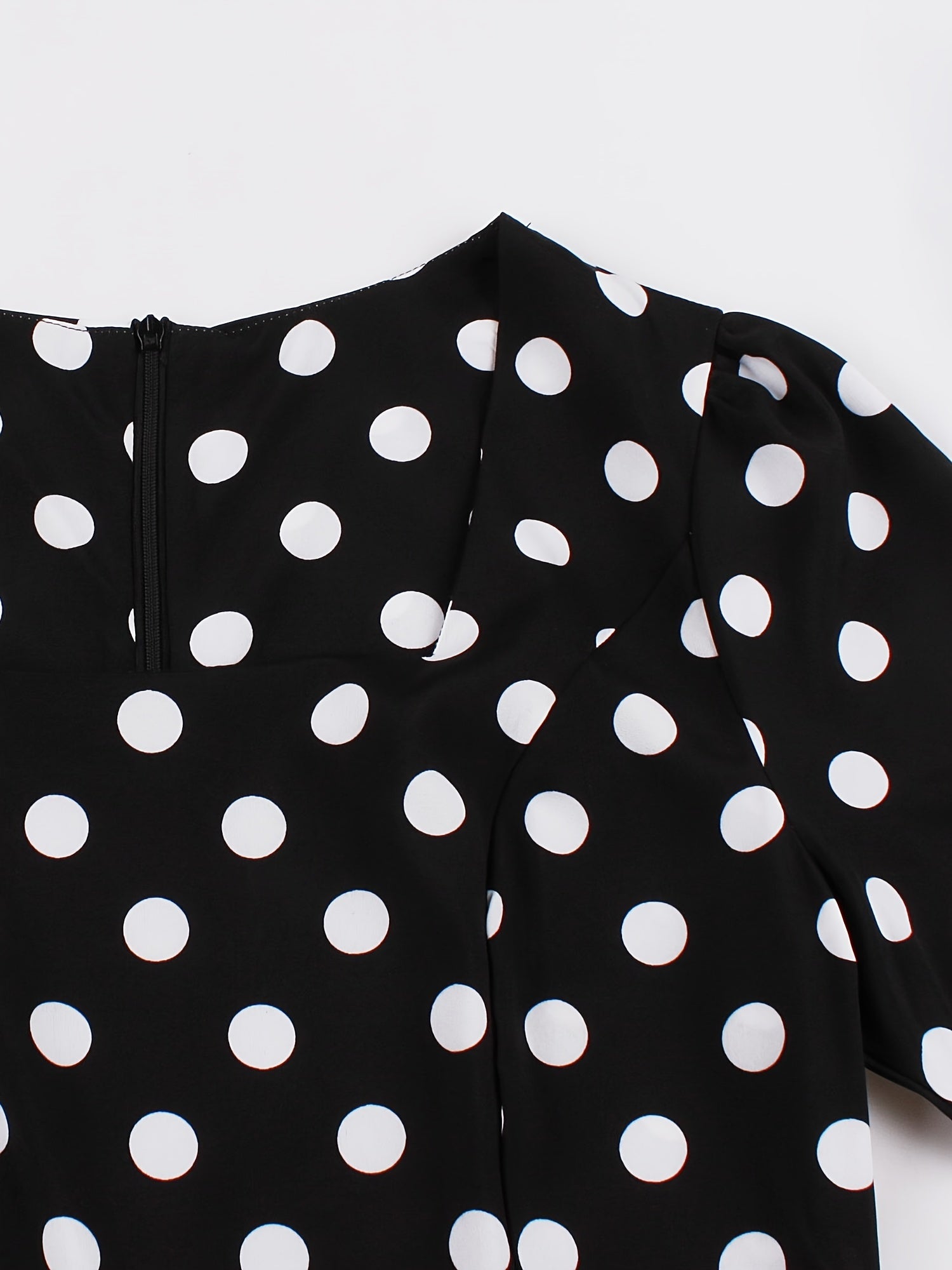 Marguerite™ | Robe pois élégante confortable intemporelle