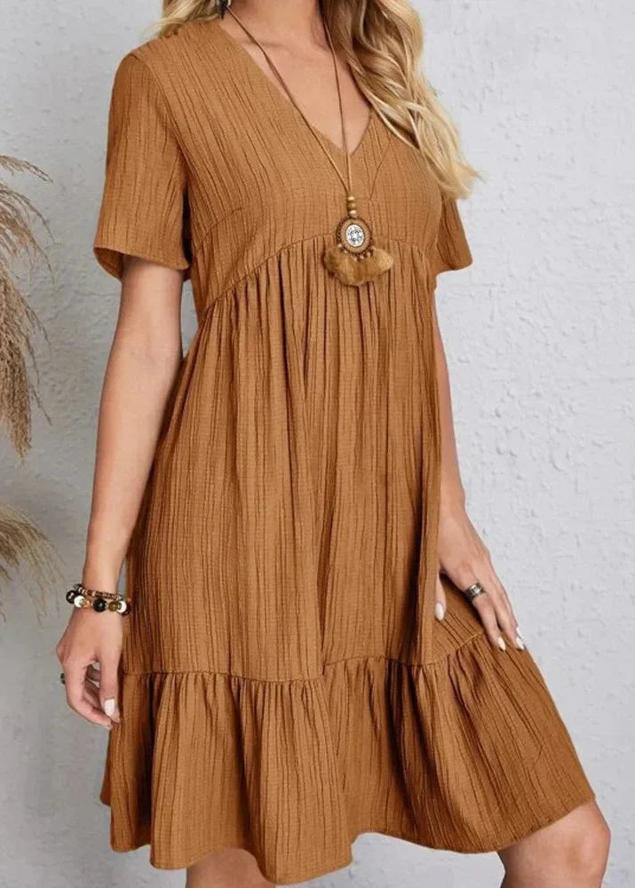 Enora - Robe élégante flatteuse pour le ventre