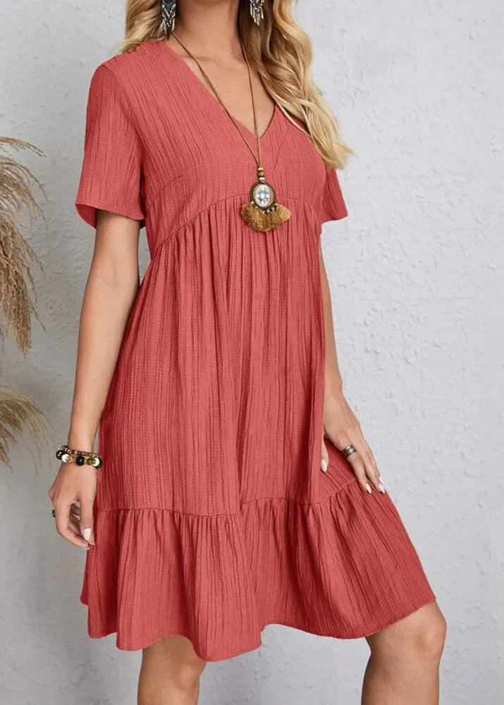 Enora - Robe élégante flatteuse pour le ventre