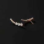 Boucles d'oreilles florales intemporelles