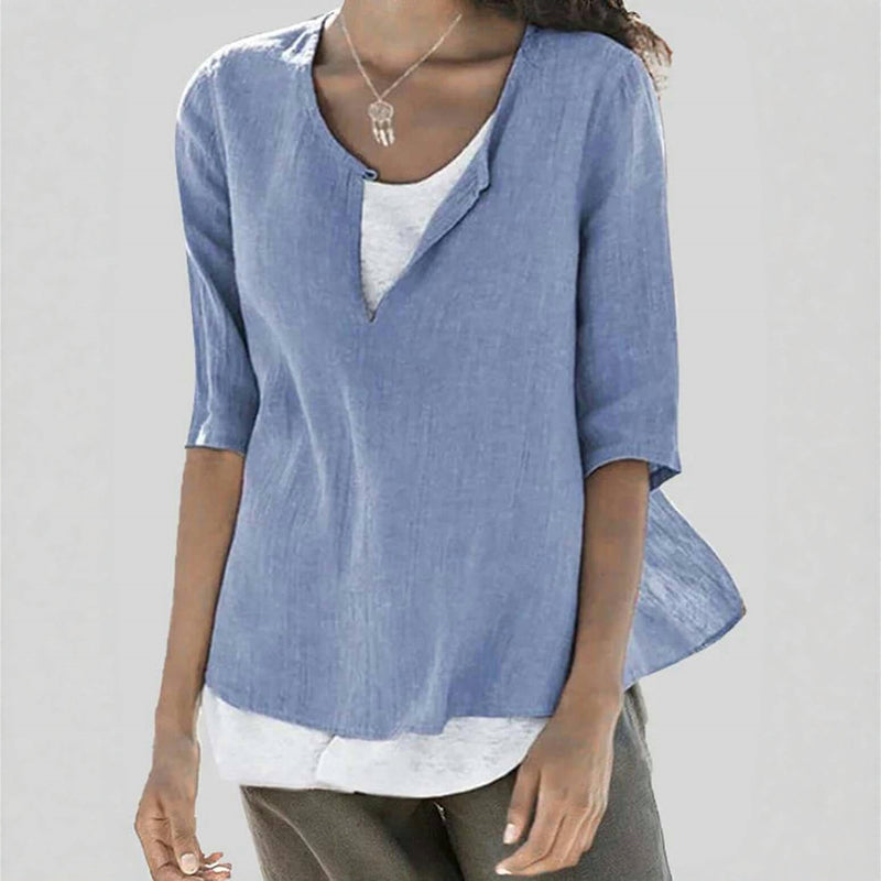 Blouse Décontractée Élégante