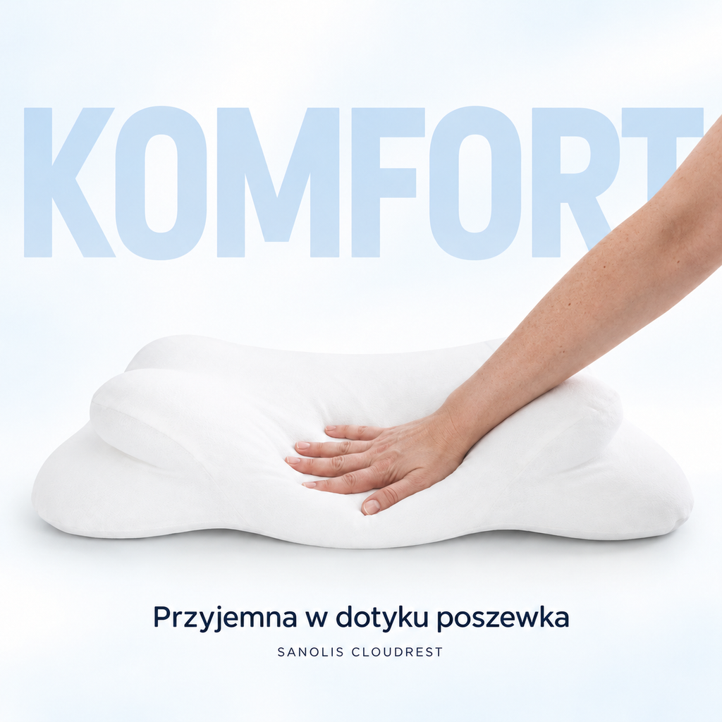 Sanolis CloudRest — komfort i przyjemna w dotyku poszewka